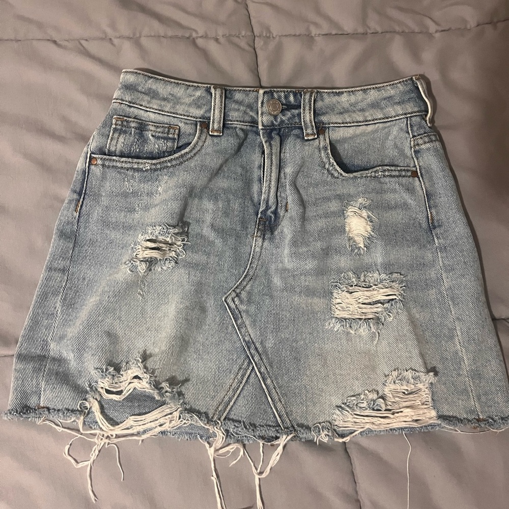 Pacsun denim mini skirt